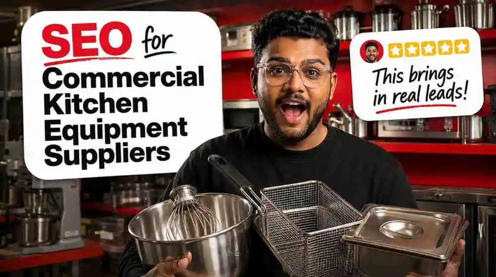SEO for Commercial Kitchen Equipment Suppliers